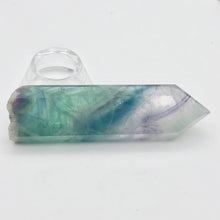 Load image into Gallery viewer, Fluorite Rainbow Crystal with Natural End |3.0x.94x.5"|Green,Blue, Purple| 1444R - PremiumBead Alternate Image 8