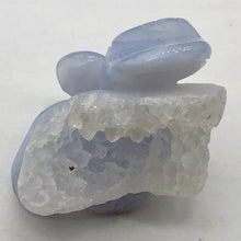 Load image into Gallery viewer, Designer's Dream! Chalcedony Druzy Crystal Flower Pendant Bead| 1 1/4"| Blue|1 |