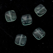 Load image into Gallery viewer, 5 Natural Blue / Green Fluorite Square Beads 10483