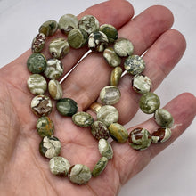 Load image into Gallery viewer, Raintree Rhyolite Jasper 11mm Coin Bead Strand 109538