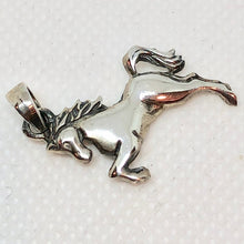 Load image into Gallery viewer, Jumping Sterling Silver Pony Horse Charm Pendant 9965I - PremiumBead Alternate Image 5