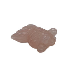 Load image into Gallery viewer, Swim Carved Rose Quartz Koi Goldfish Bead