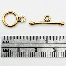 Load image into Gallery viewer, 22Kt Vermeil toggle Clasps! ~1 Set~ 1715 - PremiumBead Alternate Image 6