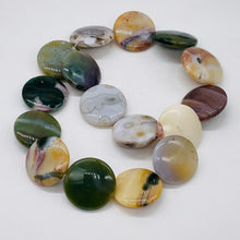 Load image into Gallery viewer, Ocean Jasper Graduated Round Strand | 26x8 to 24x8 mm | Multi-color | 16 Beads |