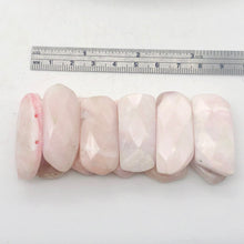 Load image into Gallery viewer, Pin Cushion Faceted Peruvian Opal Stretchy Bracelet | 7 -8" | Pink | 11 Beads | - PremiumBead Alternate Image 2
