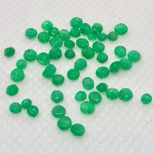 Load image into Gallery viewer, 4 Natural Emerald 2x1.5mm to 3x1.5mm Faceted Roundel Beads 10715A - PremiumBead Alternate Image 2