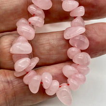 Load image into Gallery viewer, Rose Quartz Nugget Bead Strand! | 4x7x5mm to 7x12x9mm| Pink | Nugget | 90 beads| - PremiumBead Alternate Image 5