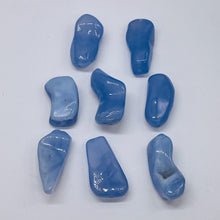 Load image into Gallery viewer, Chalcedony 55g Nugget Beads | 32x15x9 to 26x16x9mm | Blue | 8 Pendant Beads |