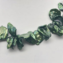 Load image into Gallery viewer, Designer 16.89ct Green Corn Flake Keishi Pearl Strand 109062K - PremiumBead Alternate Image 2