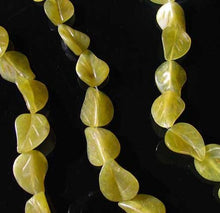 Load image into Gallery viewer, Hand Carved Korean Jade Leaf Bead Strand 110167 - PremiumBead Primary Image 1