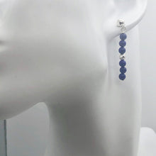 Load image into Gallery viewer, Natural AAA Lapis with Sterling Silver Stud Earrings | 1 1/2" Long | Blue |