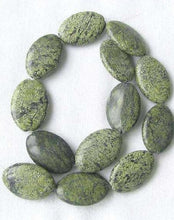 Load image into Gallery viewer, 3 Reptile Russian Jasper 29x20mm Oval Pendant Beads 8829 - PremiumBead Primary Image 1