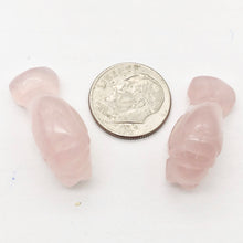 Load image into Gallery viewer, Grace Carved Icy Rose Quartz Manatee Figurine | 21x11x9mm | Pink - PremiumBead Alternate Image 5