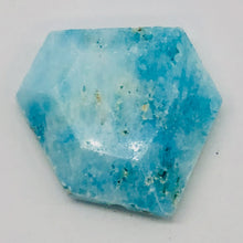 Load image into Gallery viewer, 63cts Druzy Natural Hemimorphite Pendant Bead | Blue | 30x30x8mm | 1 Bead |