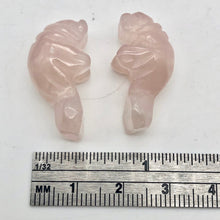 Load image into Gallery viewer, Grace 2 Carved Icy Rose Quartz Manatee Beads | 21x11x9mm | Pink - PremiumBead Alternate Image 9
