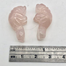 Load image into Gallery viewer, Grace 2 Carved Icy Rose Quartz Manatee Beads | 21x11x9mm | Pink - PremiumBead Alternate Image 9