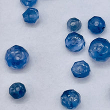 Load image into Gallery viewer, Six - 3x2 to 2.x1mm Blue Sapphire Faceted Beads 3285C