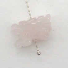 Load image into Gallery viewer, Powerful 2 Carved Rose Quartz Winged Dragon Beads | 21x14x9mm | Pink