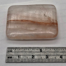 Load image into Gallery viewer, Quartz Orange Rectangular Pendant Bead | 40x30x6mm | 1 Bead |