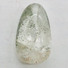 Load image into Gallery viewer, Lodalite Quartz Oval Pendant Bead | 28x18x12 mm | Clear Included | 1 Bead |