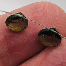 Load image into Gallery viewer, Tourmaline Pair Faceted Briolette Gemstones | 6.5x8x3mm | Green Blue | 1 Pair |