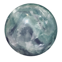 Load image into Gallery viewer, Fluorite Scry Sphere Round Meditation | 2" | Green/Purple | 1 Sphere |