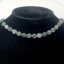 Load image into Gallery viewer, Zebra Jasper Oval Stone | 10x8mm | Black White Chatoyant | 20 Bead(s)