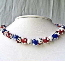 Load image into Gallery viewer, 4th of July Glass Lampwork Cartoon Cat Bead Strand 8662 - PremiumBead Alternate Image 4