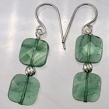 Load image into Gallery viewer, Fluorite Sterling Silver Dangle | 1.5" Long | Green | 1 Earrings |