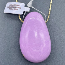 Load image into Gallery viewer, Phosphosiderite Free Form | 41x25x14 mm | Lavender | 1 Pendant Bead |