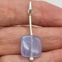 Load image into Gallery viewer, Blue Chalcedony Sterling Silver Drop Pendant | 1 3/4" Long |