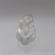 Load image into Gallery viewer, Intricately Carved Quartz Female Laughing Buddha Beads | 25x14x11.5mm | Clear - PremiumBead Alternate Image 6
