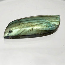 Load image into Gallery viewer, Spectrolite Labradorite Free Form Pendant Bead | 2x3/4x1/4" | Golden Blue |