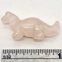 Load image into Gallery viewer, Dinosaur! Rose Quartz Diplodocus Dinosaur Figurine | 21x14x8mm | Pink