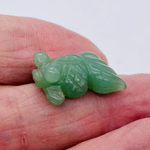 Load image into Gallery viewer, Aventurine 2 Koi Carved Goldfish Beads | 23x11x5mm | Green