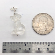 Load image into Gallery viewer, Semi Precious Stone Jewelry Faithful Dog Pendant Necklace of Quartz/Silver - PremiumBead Alternate Image 5