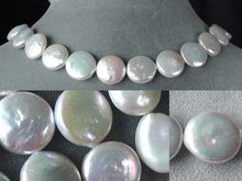 Load image into Gallery viewer, Glam Graduated White Coin FW Pearl Strand 4760 - PremiumBead Primary Image 1