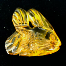 Load image into Gallery viewer, Amber Fish | 30x28x10 mm | Orange | 1 Pendant Figurine