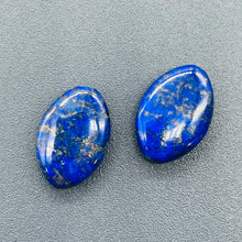 Load image into Gallery viewer, 2 Exquisite 15x10mm Oval Natural Lapis Beads 009395