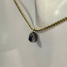 Load image into Gallery viewer, .71cts Natural Black Conflict Free Diamond 18K Pendant Bead | 5x4.25mm |