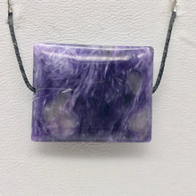 Load image into Gallery viewer, 32cts of Rare Rectangular Pillow Charoite Bead | 1 Beads | 24x19x7mm | 10872E - PremiumBead Alternate Image 5