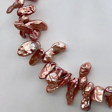 Load image into Gallery viewer, Ballerina Pink Keishi FW Pearl Strand | 15x6x3mm | Rose | Keishi | 80+ pearls | - PremiumBead Alternate Image 4
