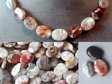 Load image into Gallery viewer, 3 Premium Crazy Lace Agate Oval Focal Beads 4581 - PremiumBead Alternate Image 2