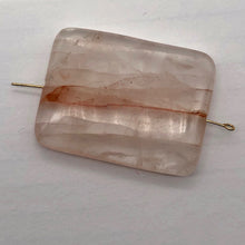 Load image into Gallery viewer, Quartz Orange Rectangular Pendant Bead | 40x30x6mm | 1 Bead |