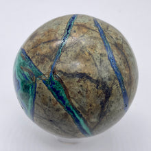 Load image into Gallery viewer, Azurite Malachite Chrysoprase Scry Crystal Sphere | 55mm | Green/Blue/Brown | 1