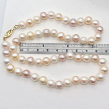 Load image into Gallery viewer, Fresh Water Pearl 14K Gold Necklace | 18" | White/Lavender | 1 Necklace |