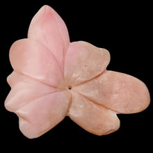 Load image into Gallery viewer, 51ct Peruvian Opal Flower Pendant Bead | 68x45x5mm | Pink | 1 Bead |