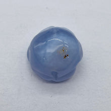 Load image into Gallery viewer, Hand Carved 1 Blue Lace Agate Rose Flower Bead 10213
