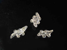 Load image into Gallery viewer, Icy Gators 2 Carved Quartz Alligators Beads | 28x14x7mm | Quartz - PremiumBead Alternate Image 3