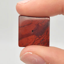 Load image into Gallery viewer, Focal Point 2 Hand Carved Jasper Pyramid Beads, 16x16x10mm, Red 9289BJ - PremiumBead Alternate Image 7